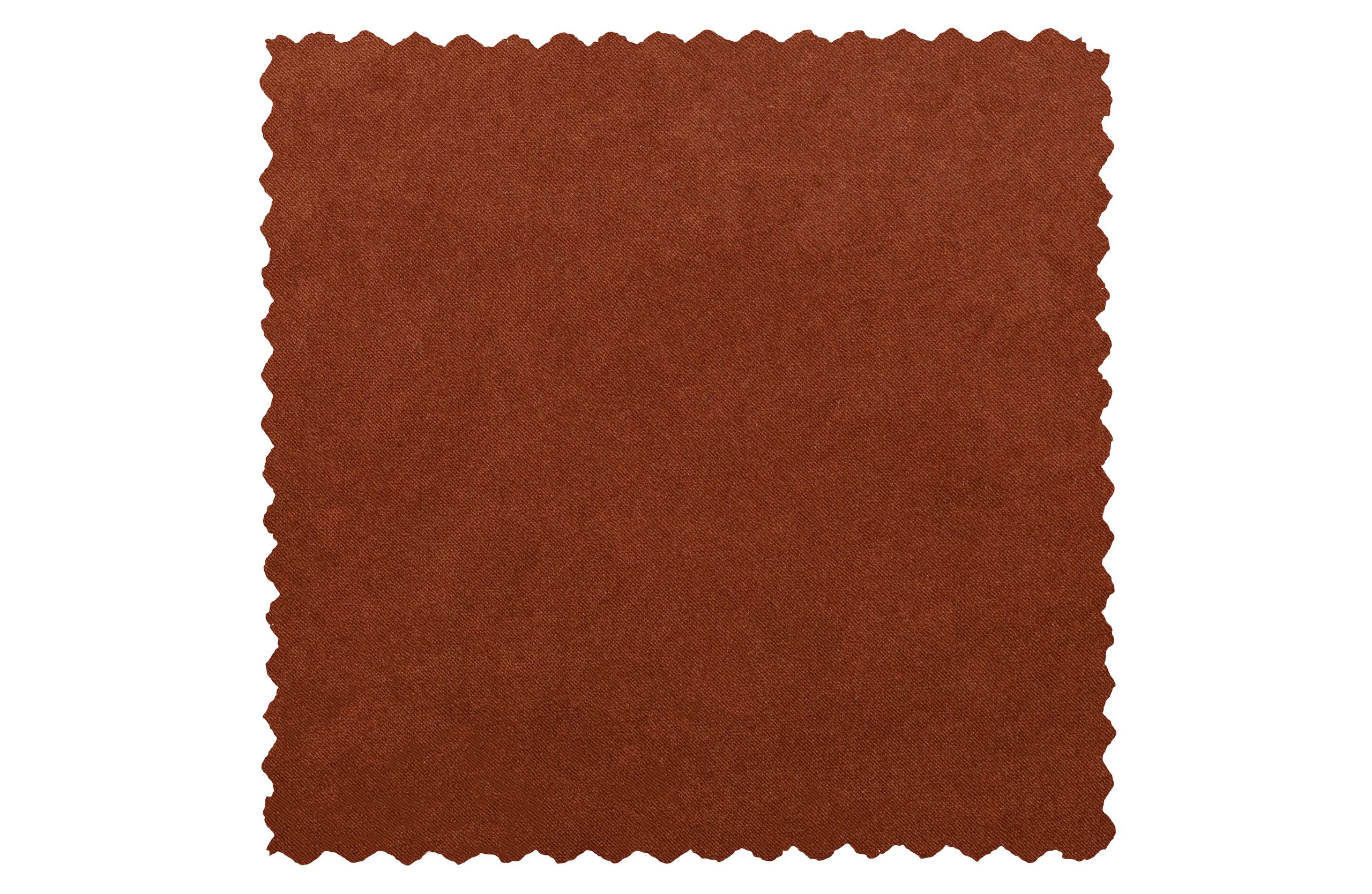 Retro Samtsofa Rodeo 2,5-Sitzer Rost