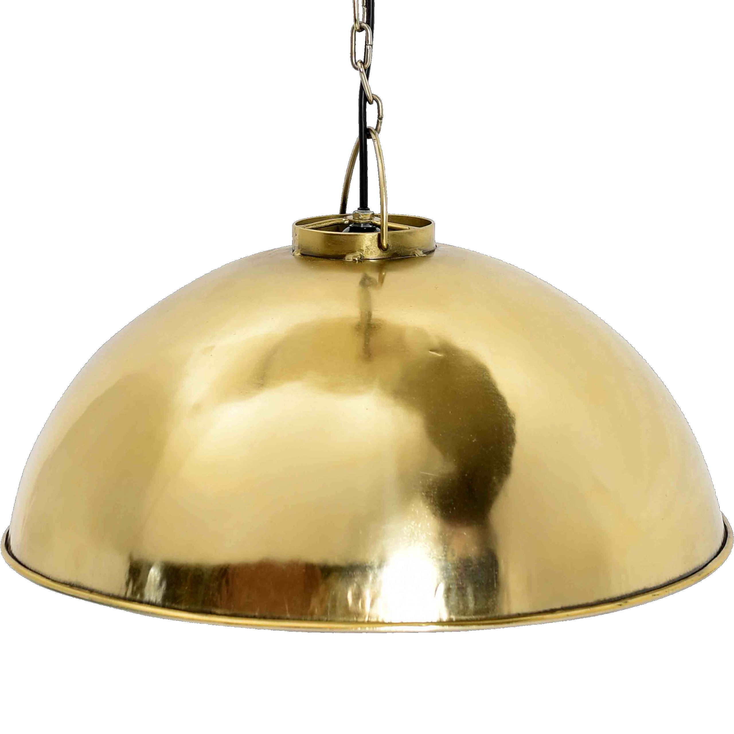 Hängelampe Dome Messing Gold Vintage Industrial  Ø 52 cm