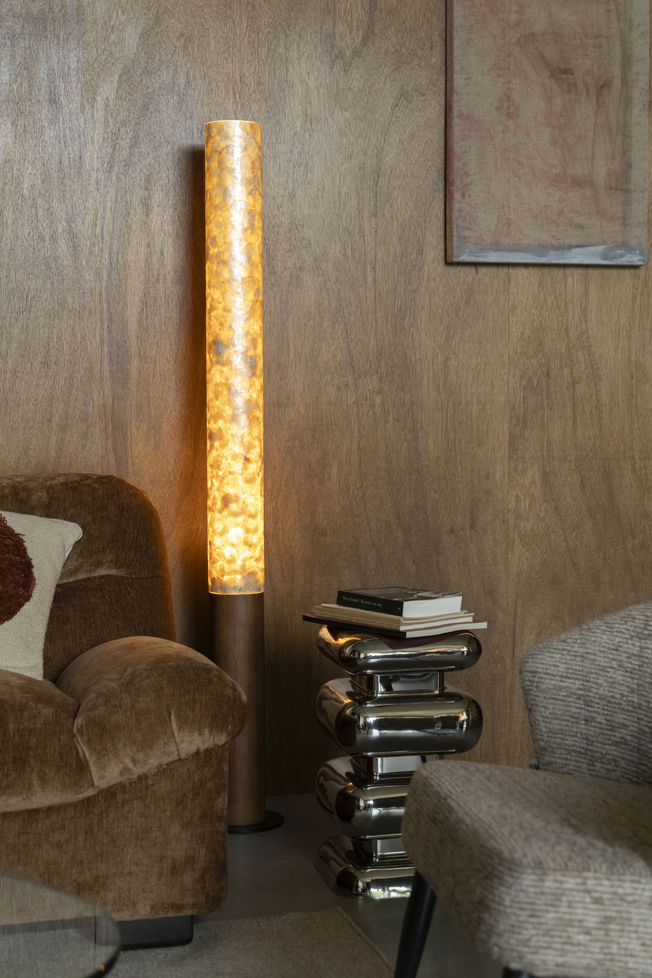 Mid-Century Stehlampe Beam Eichenholz