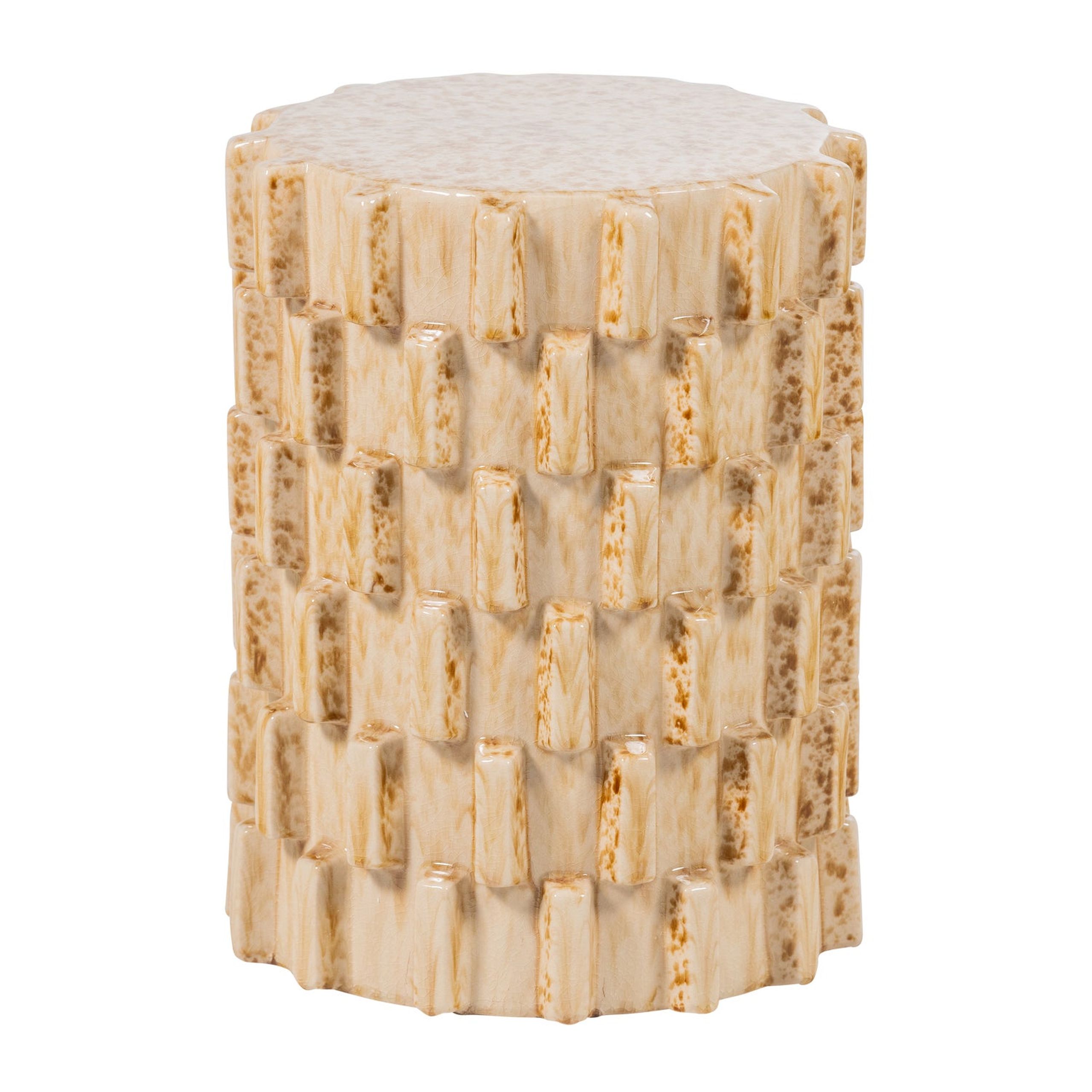 Retro Couchtisch Beistelltisch Axu Keramik Sand