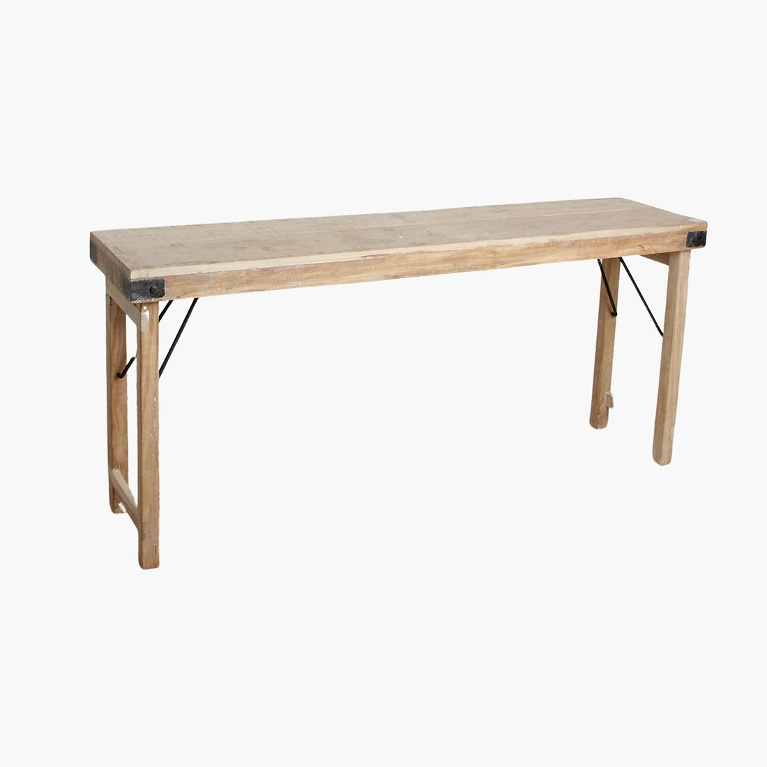 Esstisch Outdoortisch Konsoltisch Vintage Klapptisch Limewash 170/40 Esstisch Outdoortisch Konsoltisch Vintage Klapptisch Limewash 170/40
