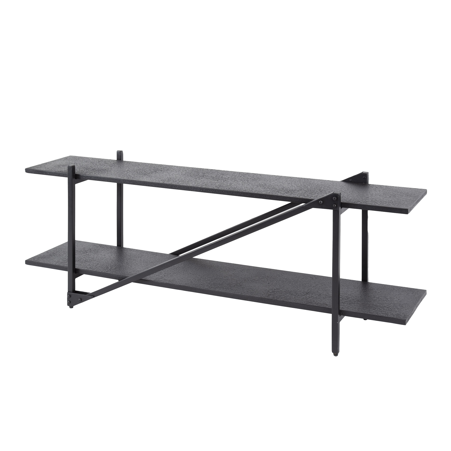 Industrial TV-Board Piega Metall Anthrazit 140 cm Industrial TV-Board Piega Metall Anthrazit 140 cm