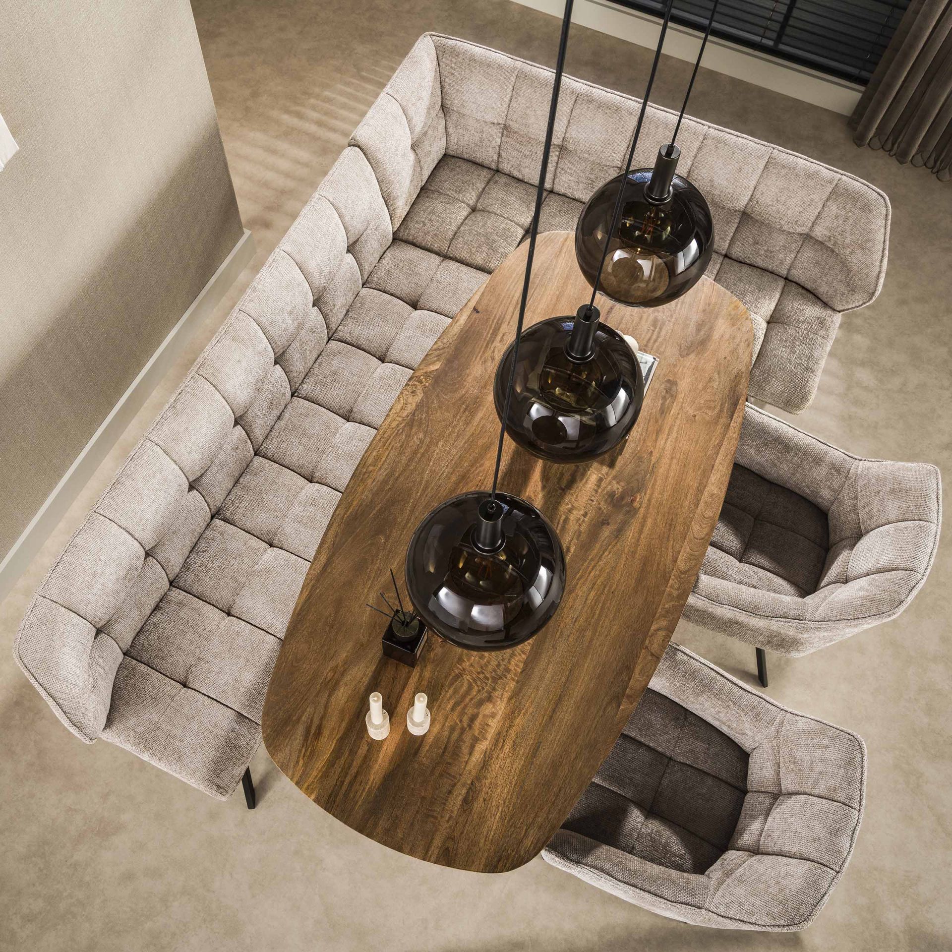 Sitzgruppe Essgruppe Raster Eckbank rechts + 2 Drehstühle