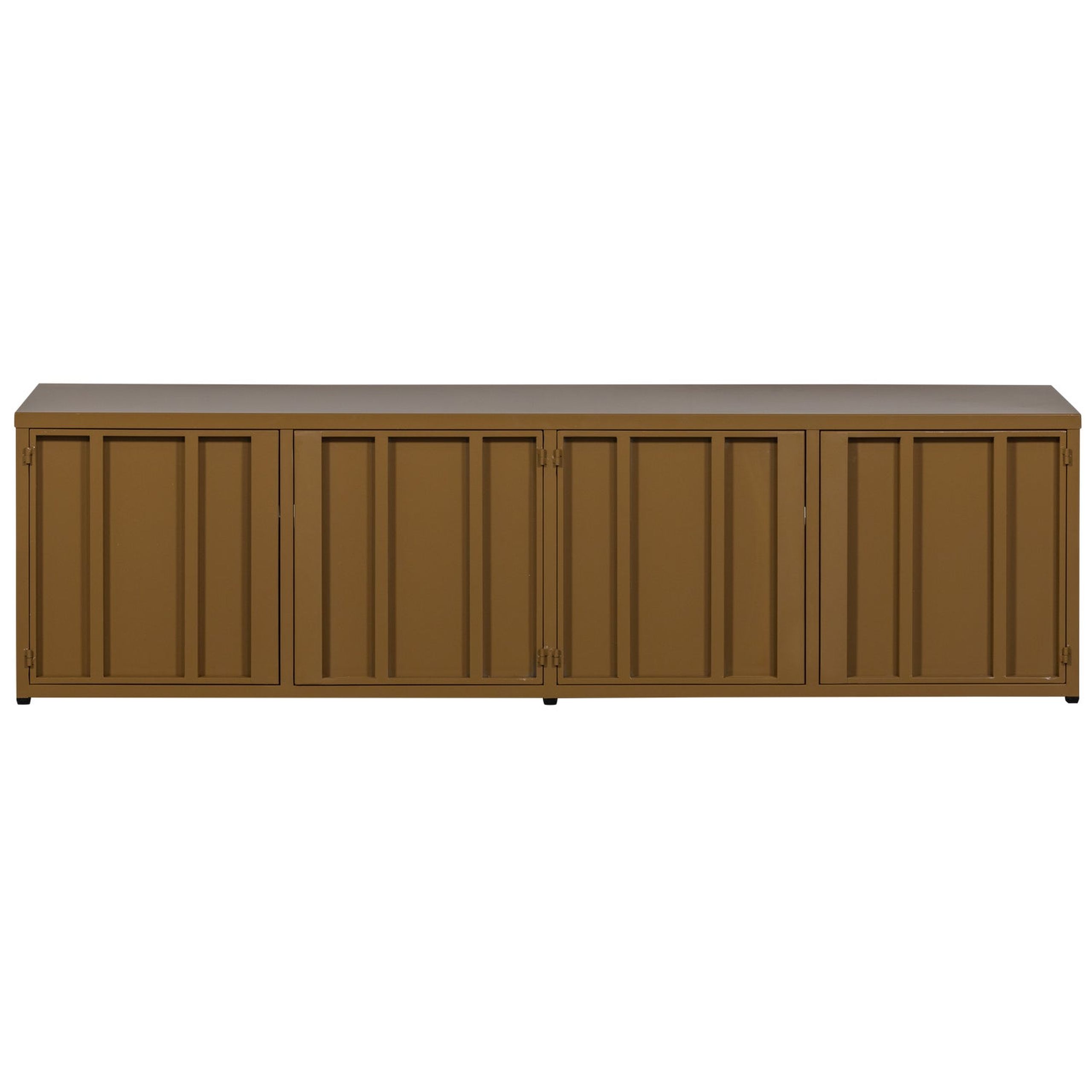 Industrial TV-Board Lowboard Level Metall Honiggelb