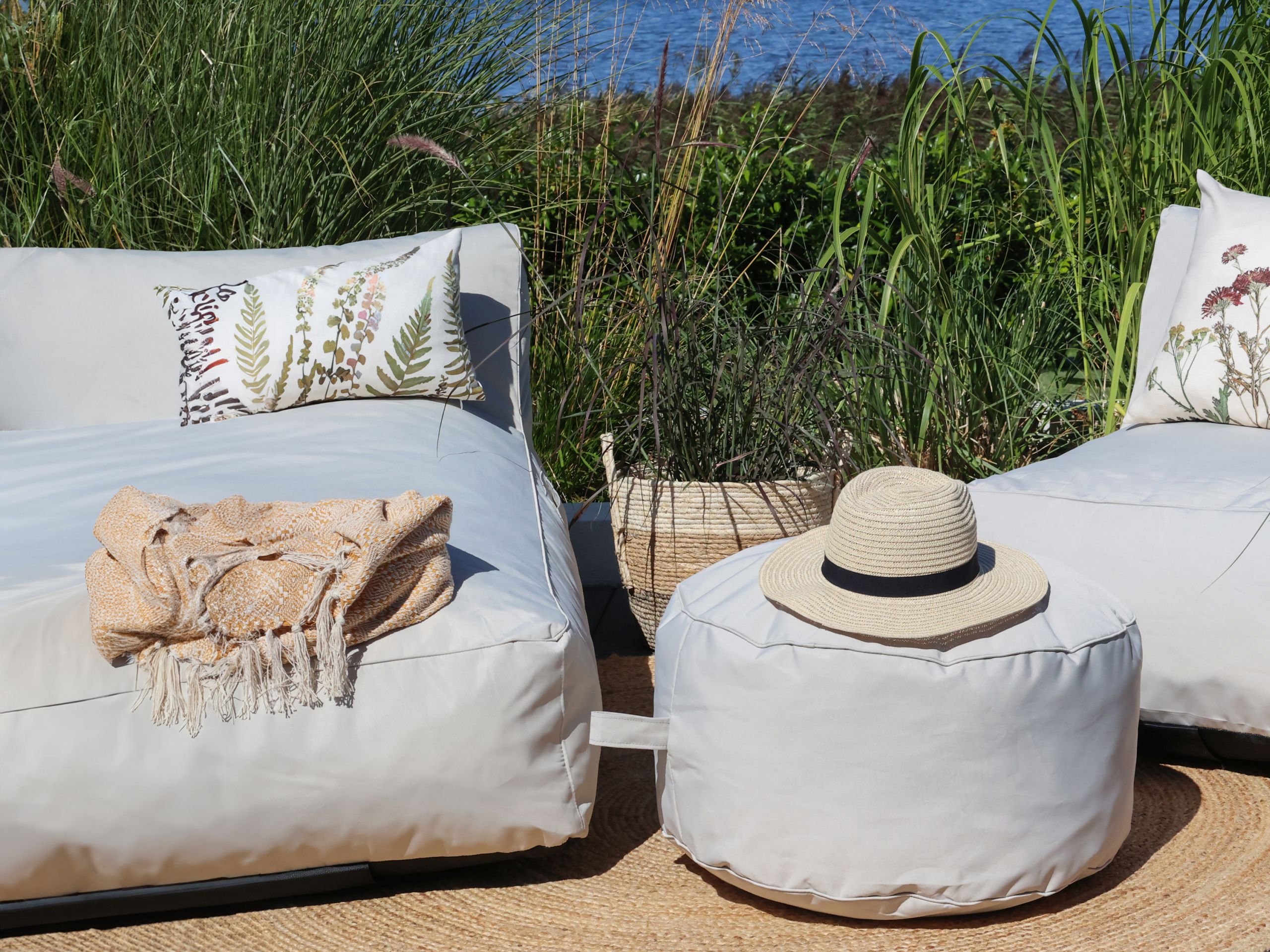 Garten Lounger Tagesbetten Outdoor Doppelliege Beige Garten Lounger Tagesbetten Outdoor Doppelliege Beige