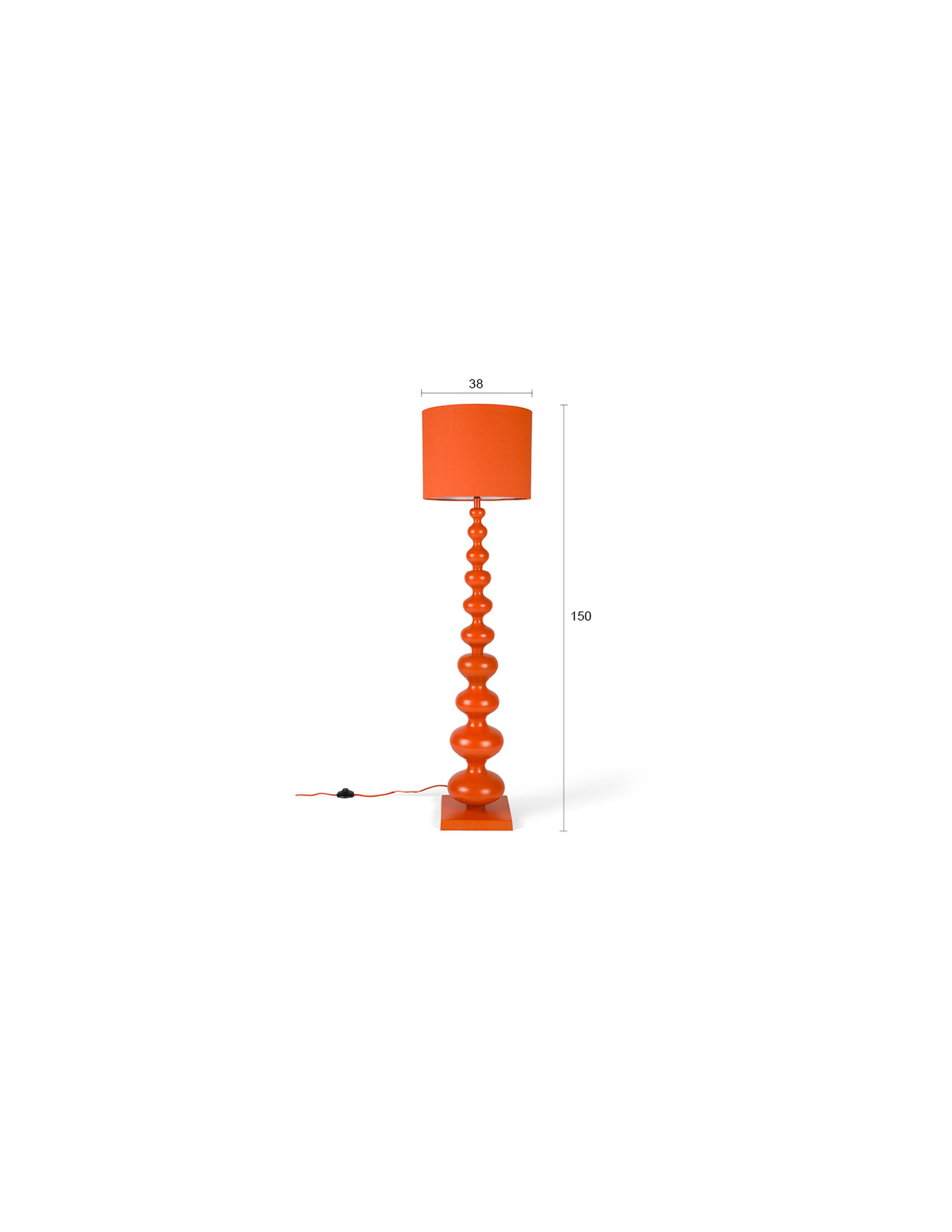 Retro Stehlampe When Orange Is King Retro Stehlampe When Orange Is King