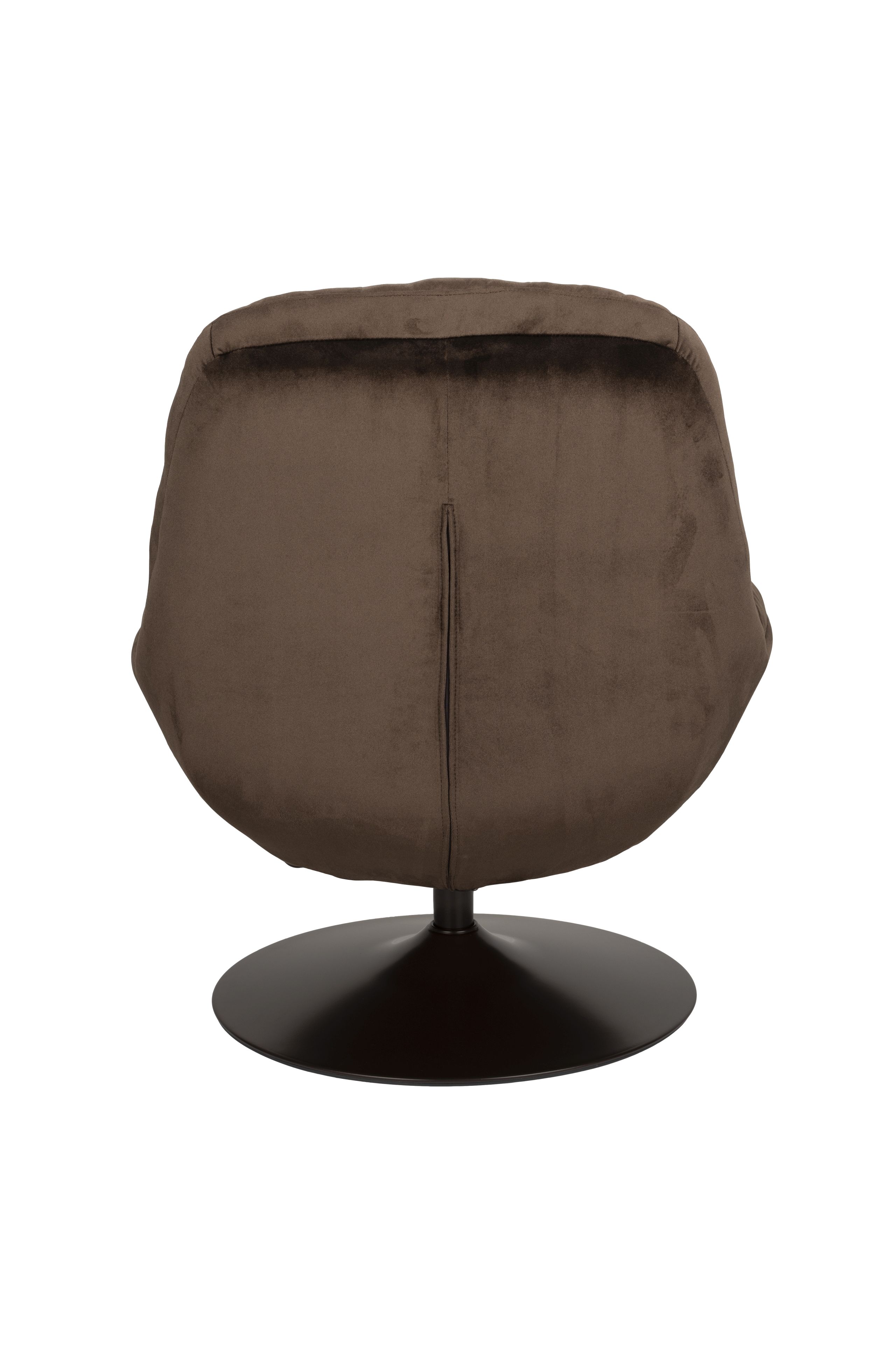 Retro Drehsessel Loungesessel Beefy Braun