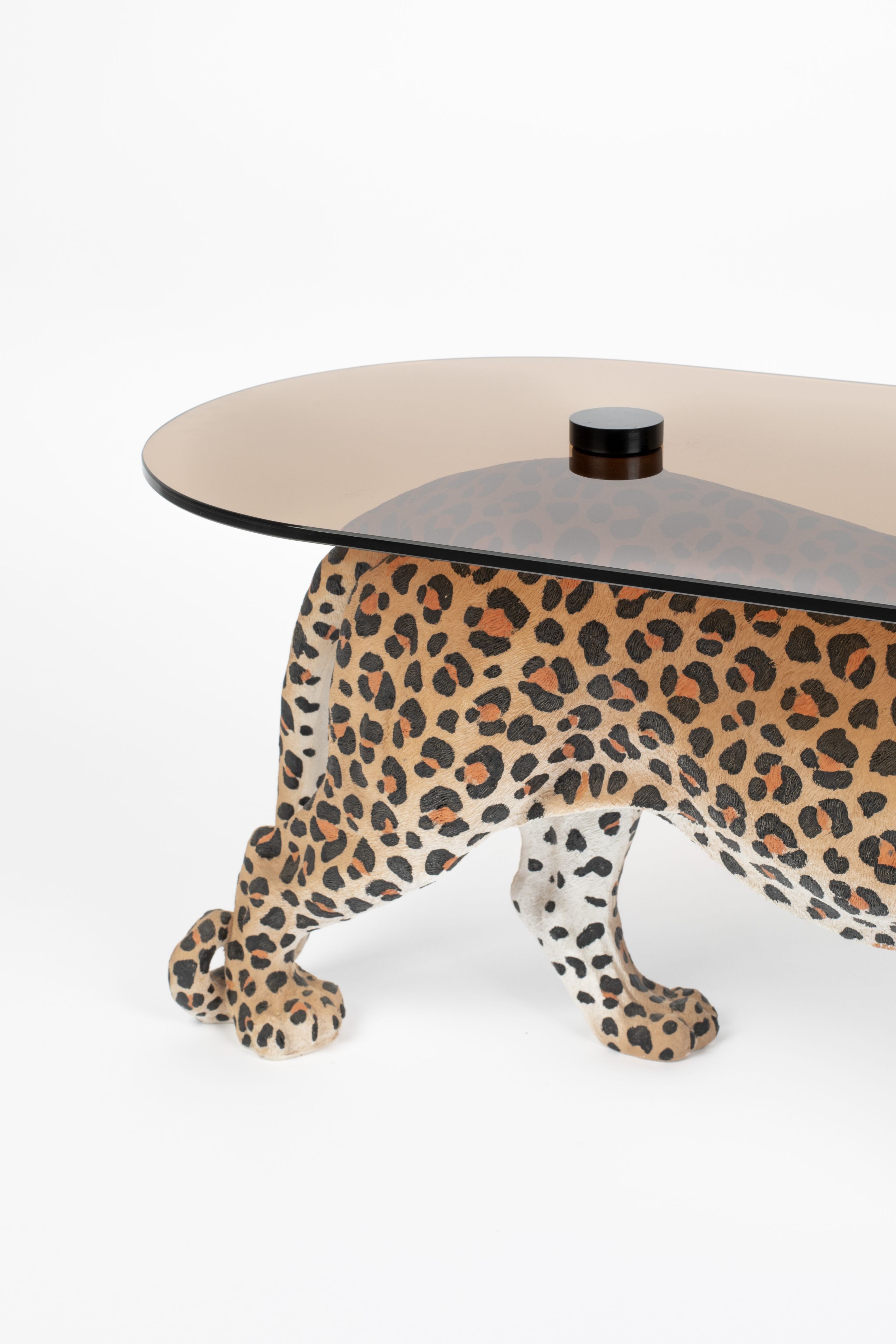 Retro Beistelltisch Couchtisch Dope As Hell Panther Rauchglasplatte Retro Beistelltisch Couchtisch Dope As Hell Panther Rauchglasplatte