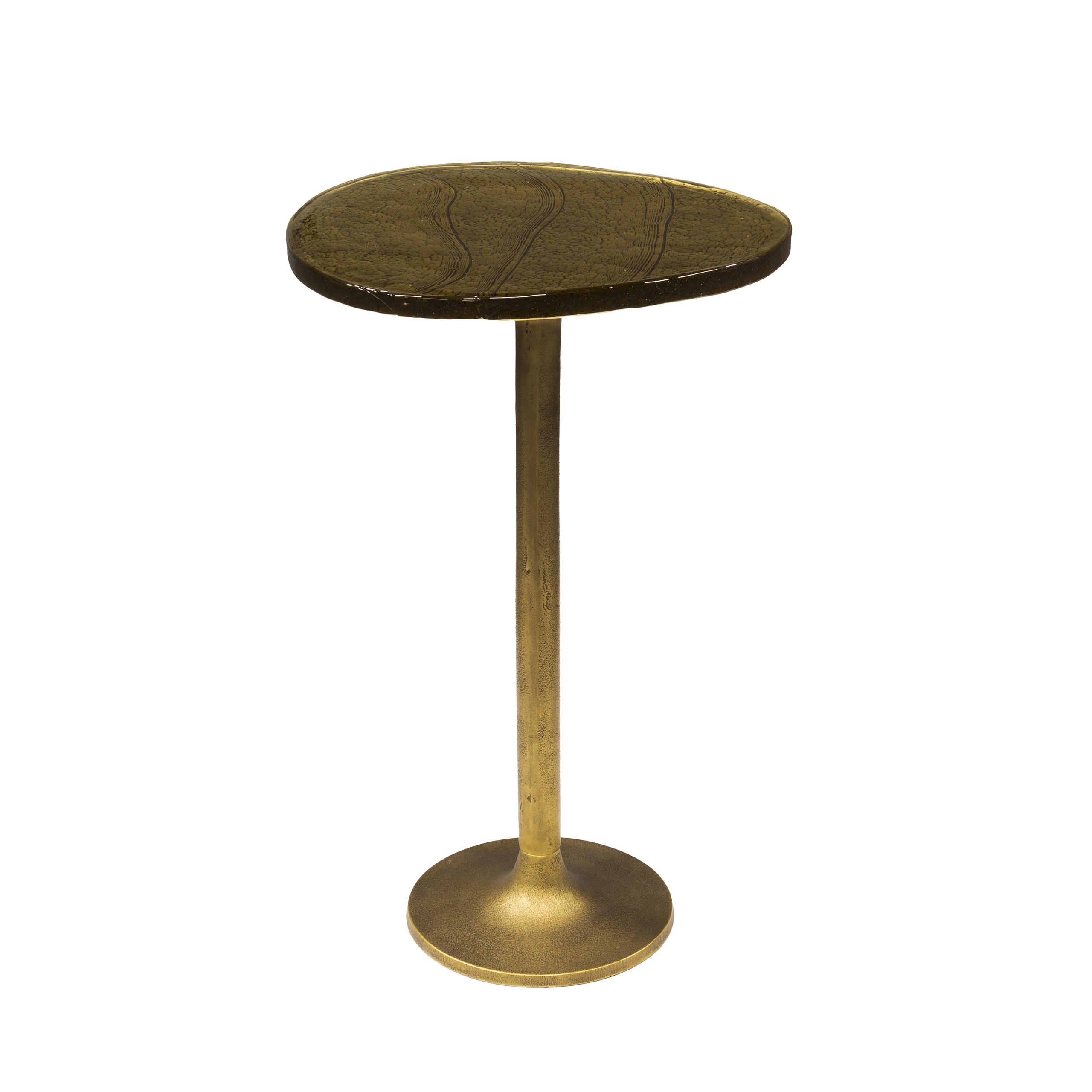 Retro Beistelltische Eclipse Glas Metall Antik-Gold L Retro Beistelltische Eclipse Glas Metall Antik-Gold L