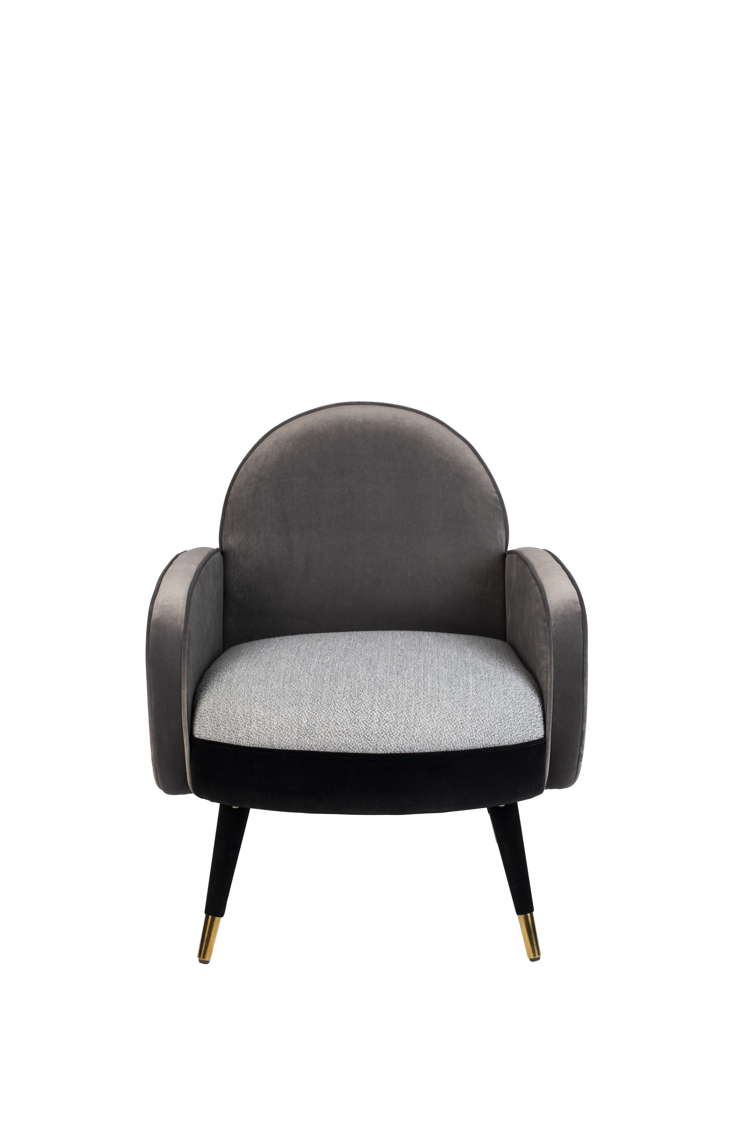 3100137_3 Retro Sessel Cocktailsessel SAM Schwarz Lounger