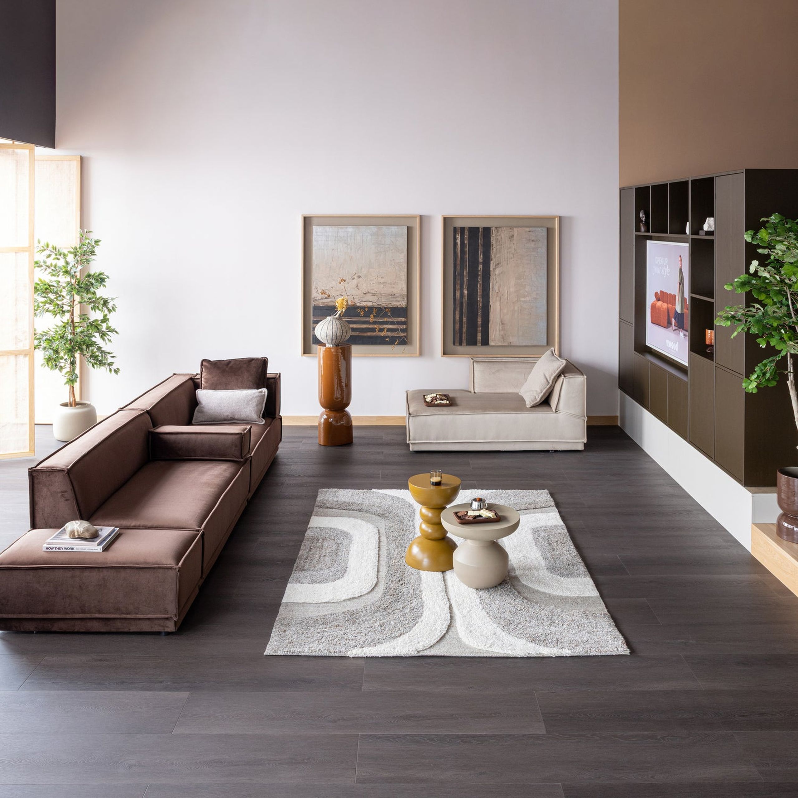 Retro Beistelltisch Couchtisch Miel Mangoholz