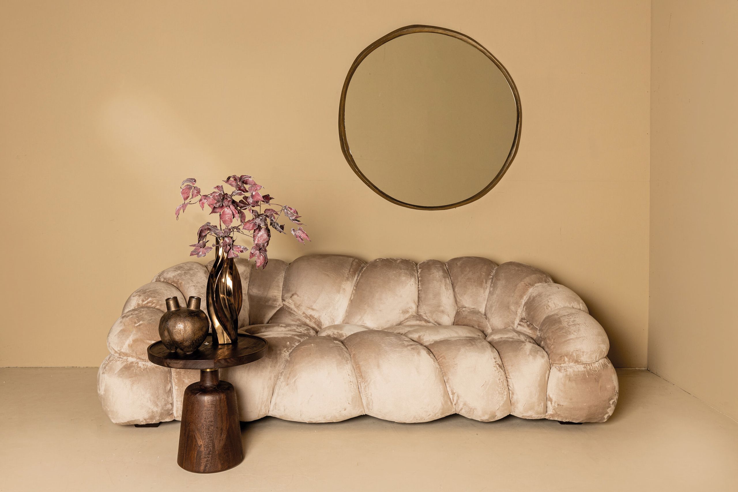 Sofa Cloudy Comfort Kunstfell in drei Farben