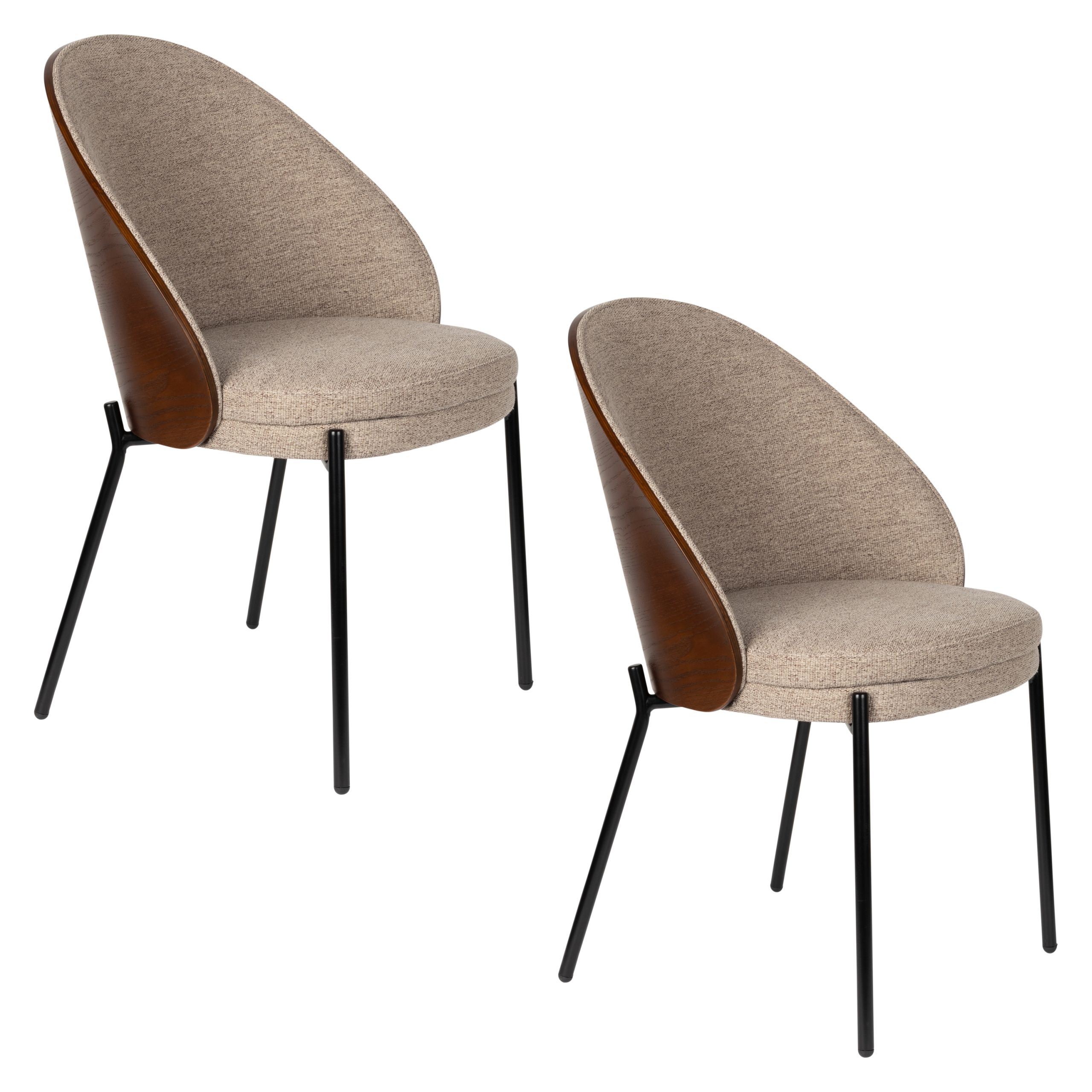 Retro Esszimmerstuhl Rodin Eschenholz Braun