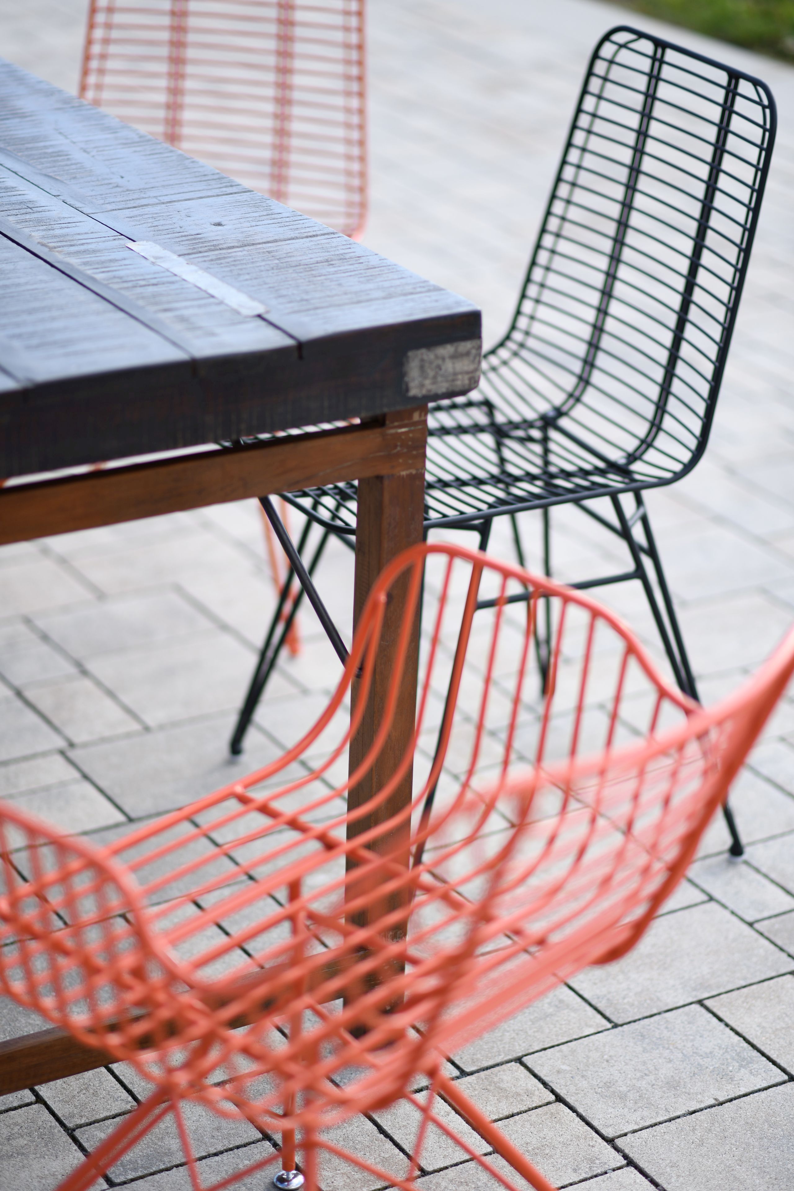 Vintage Esstisch Outdoortisch 170/80 Markttisch Klapptisch Dunkelbraun