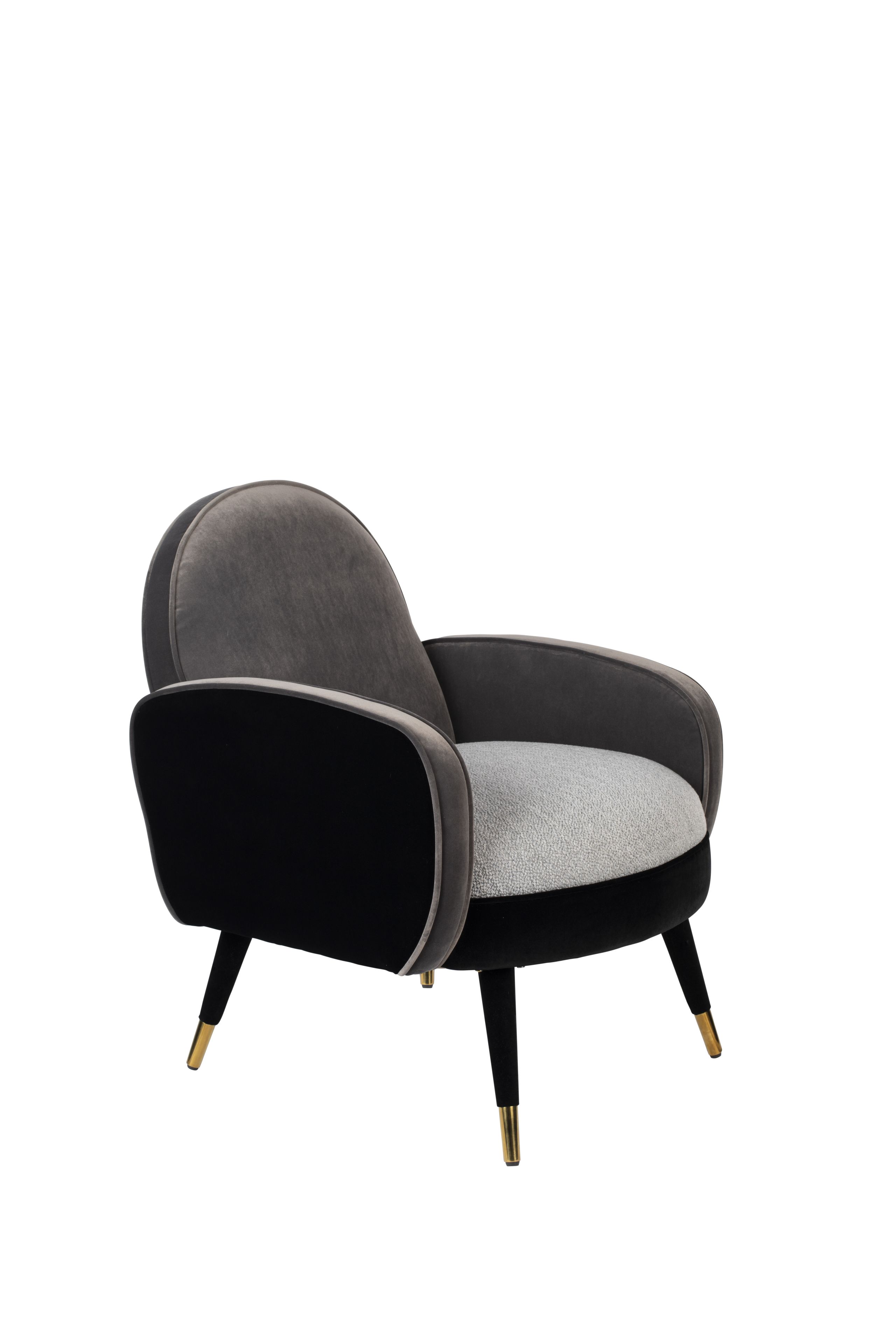 Retro Sessel Cocktailsessel Sam Rosa Schwarz Lounger