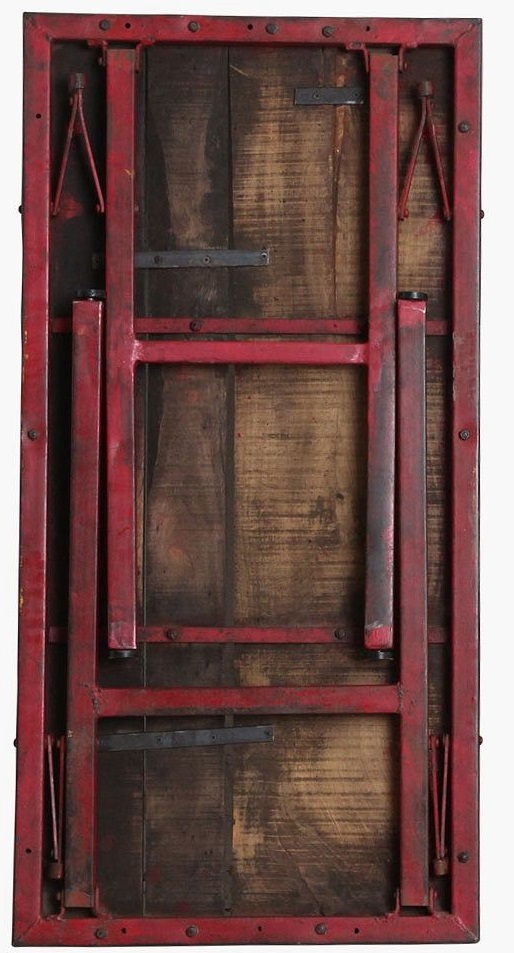 Kleiner Vintage Esstisch 105/60 Cafehaustisch Klappbar