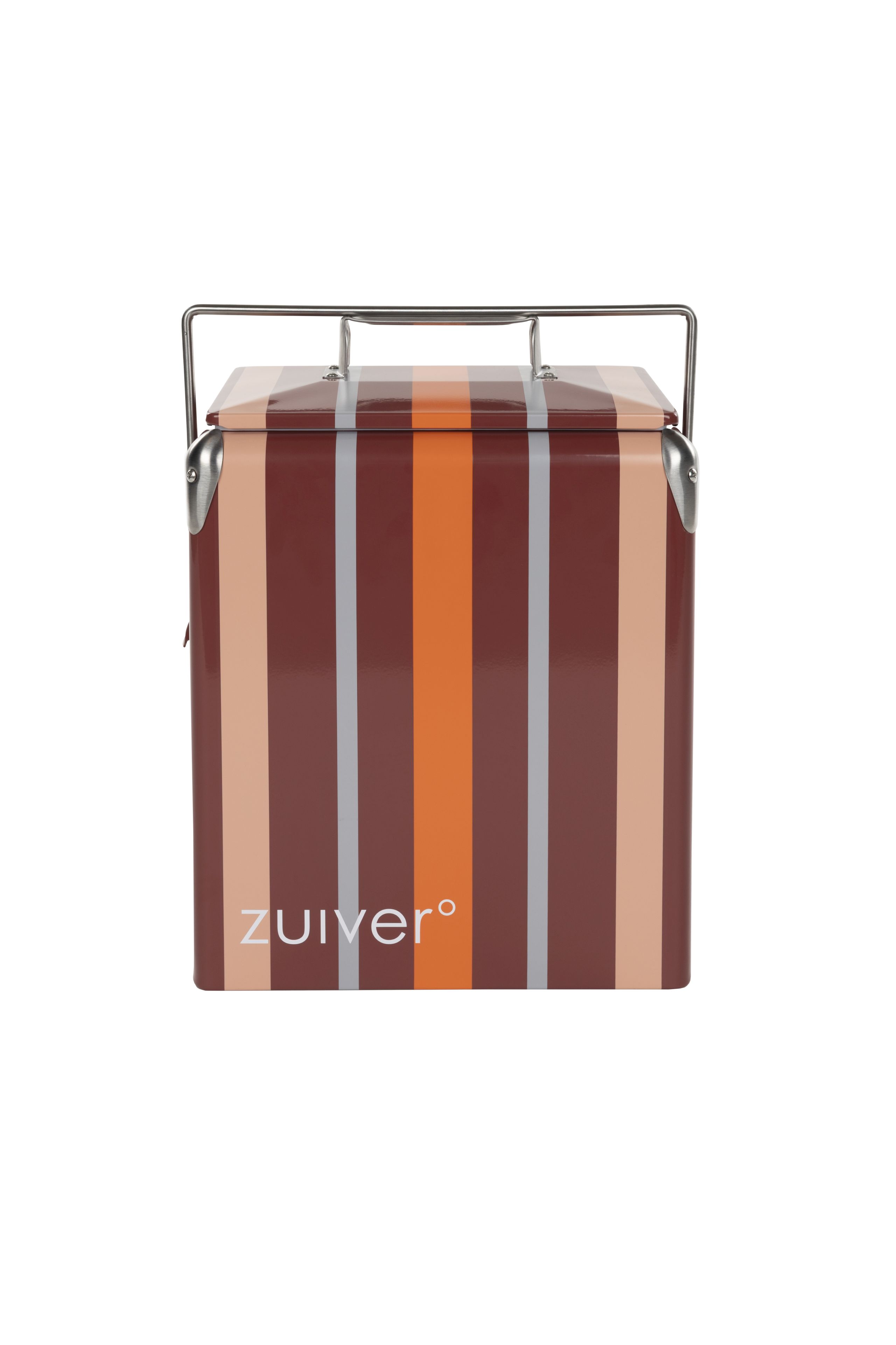 Kühlbox Kühlbehälter Cooler Be Wine mit Flaschenöffner Stripes Burgundy
