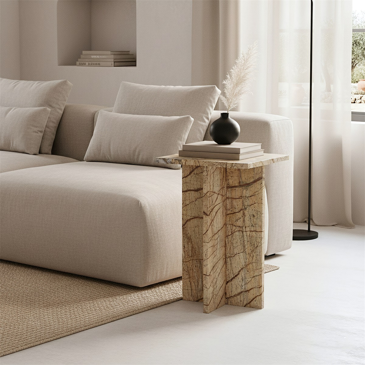 Beistelltisch Nachttisch Marble Exzentrik Marmor