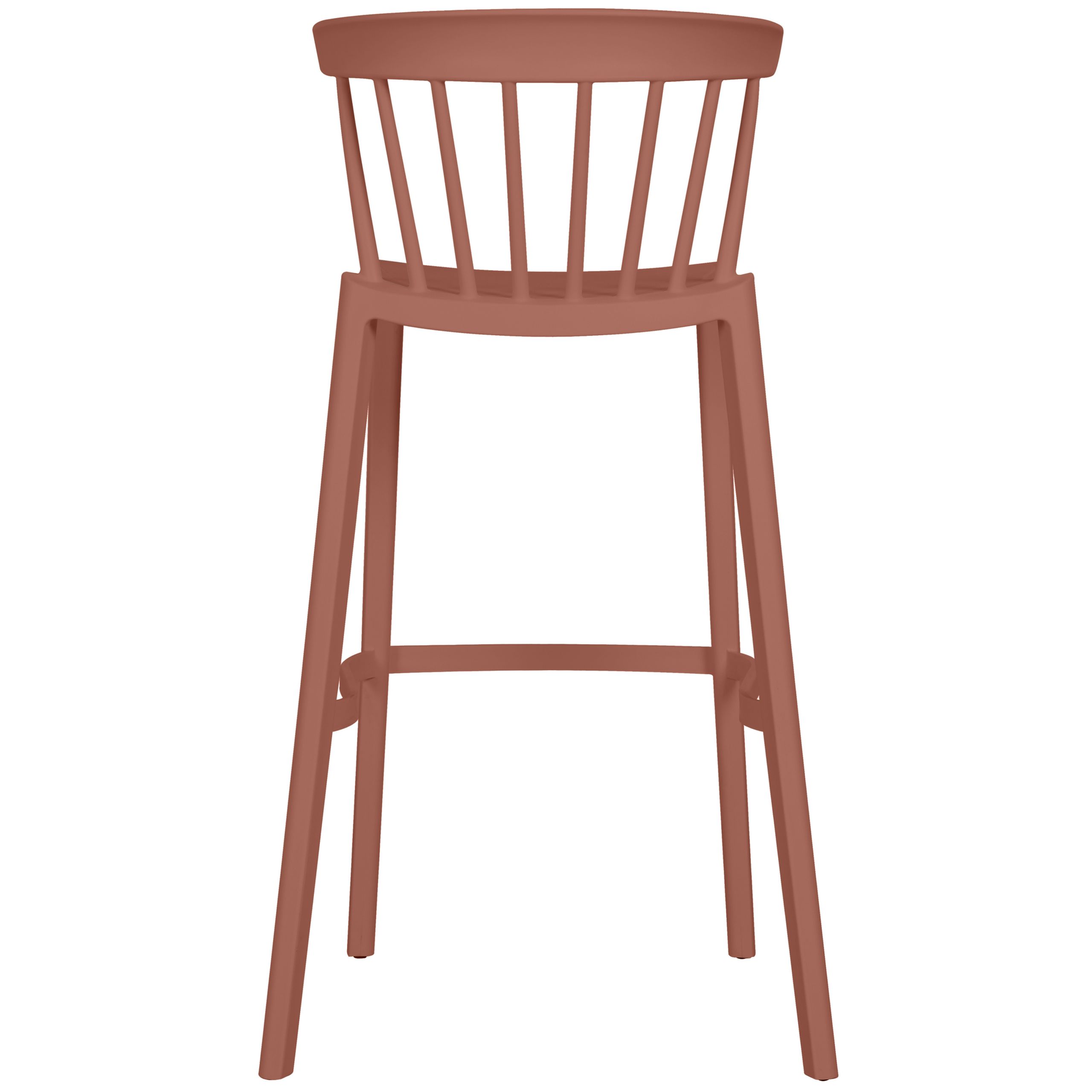 8714713197507_BACK_1 Barstuhl Barhocker Outdoor Bliss Kunstoff Gastro Taupe Rot Schwarz