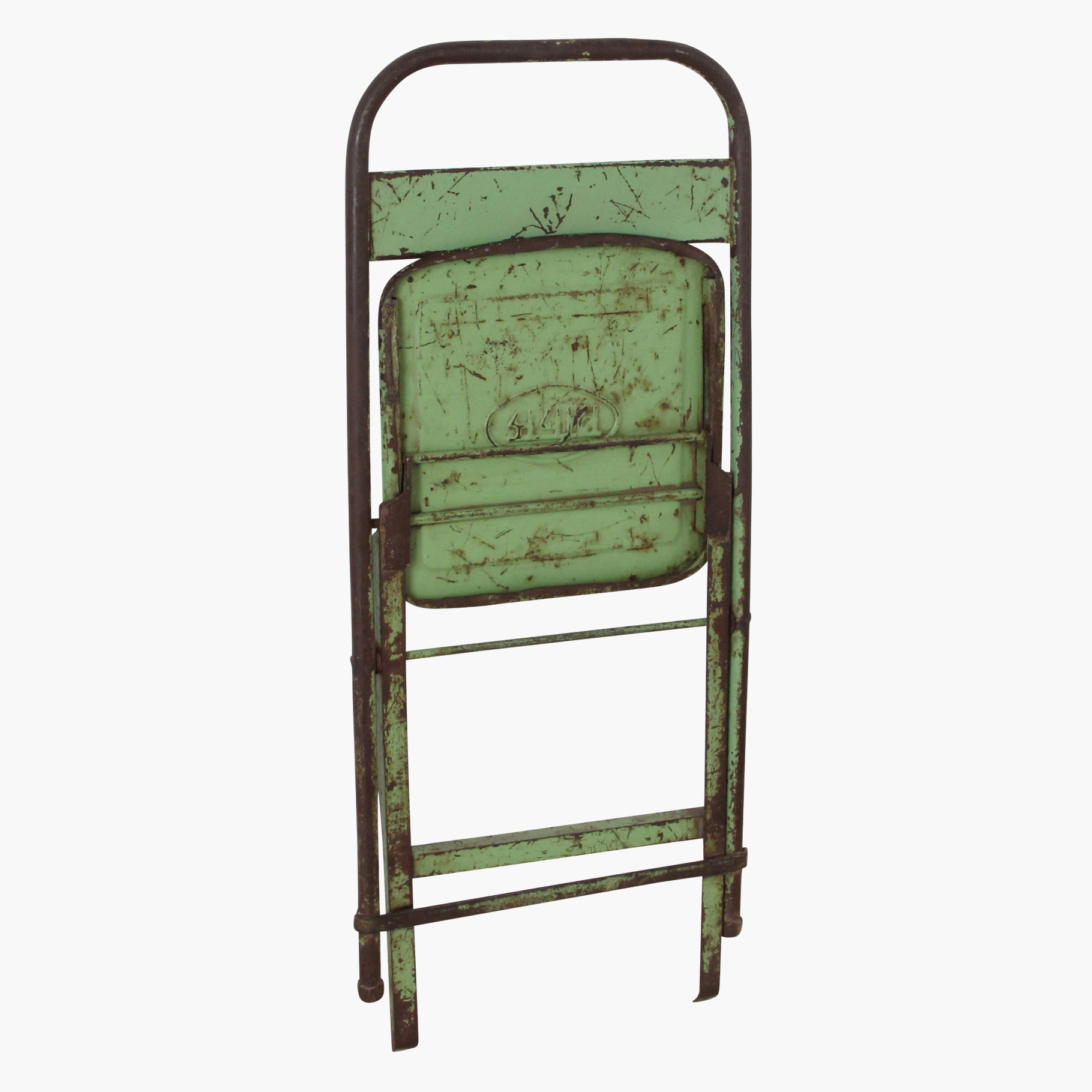 Vintage Klappstuhl Easy Balkonstuhl Esszimmerstuhl Hellgrün Outdoor