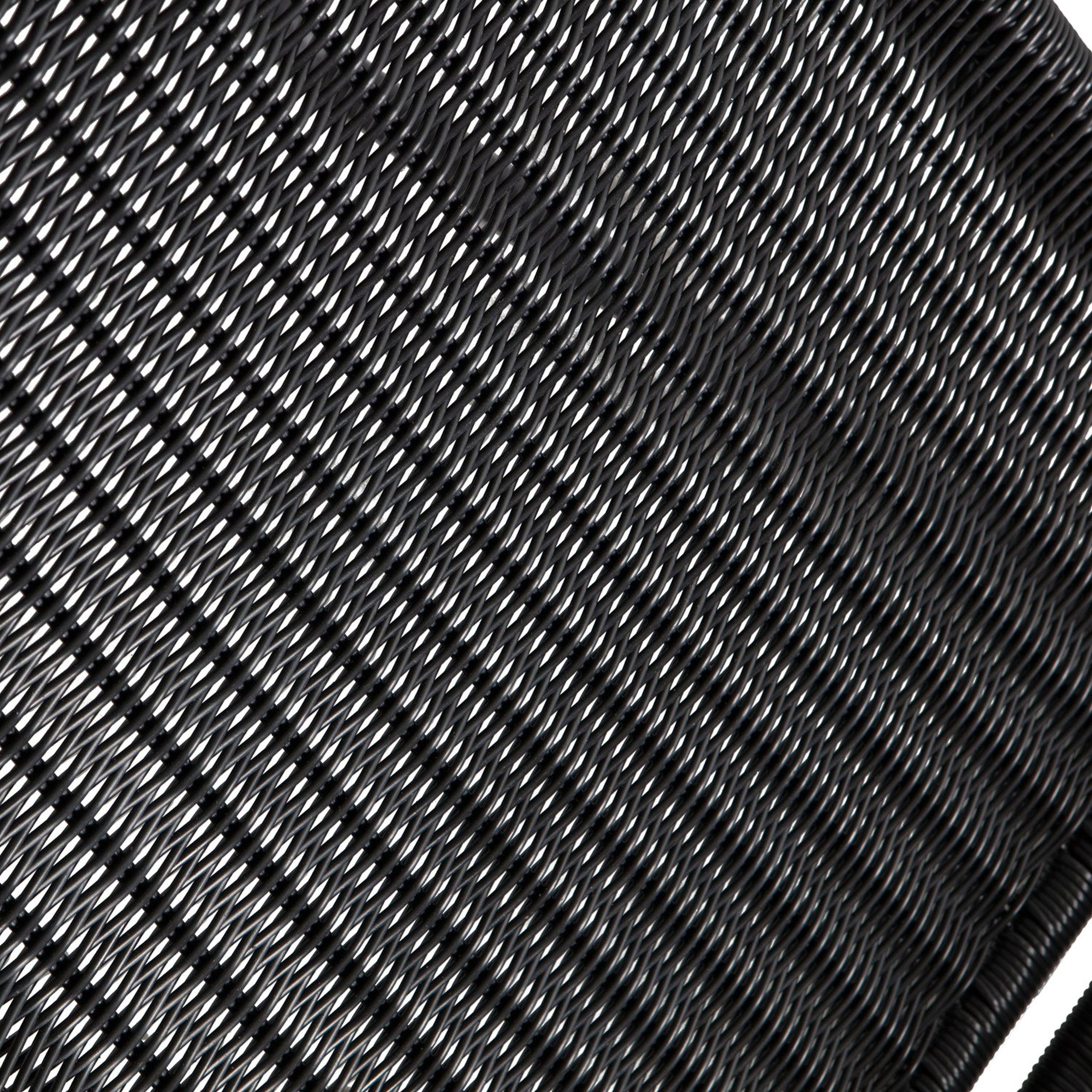 Retro Schaukelstuhl Tom Outdoor Metallgestell Schwarz