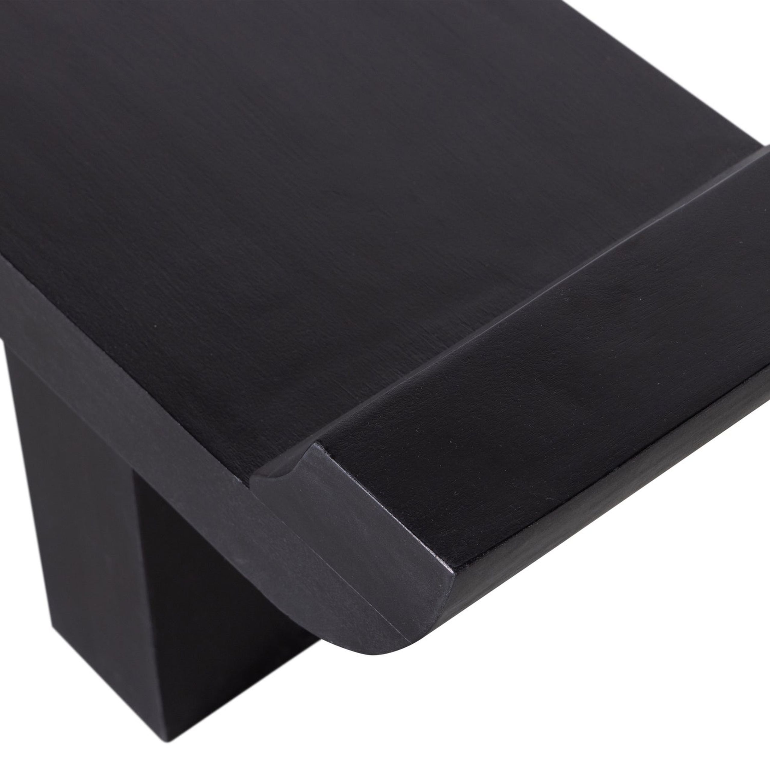 Esstischbank Sitzbank Japandi Lox 180 cm Mangholz schwarz Esstischbank Sitzbank Japandi Lox 180 cm Mangholz schwarz