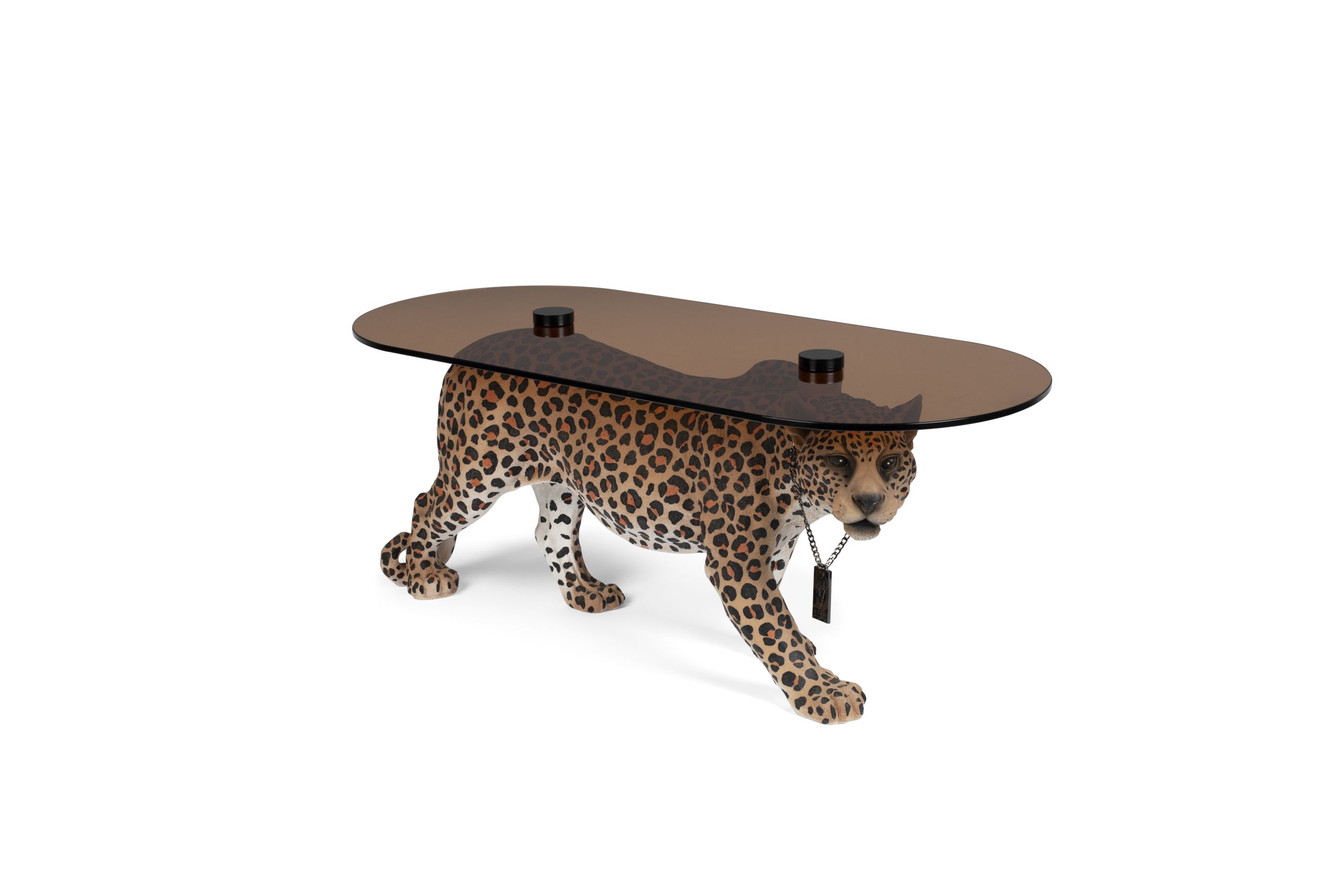 Retro Beistelltisch Couchtisch Dope As Hell Panther Rauchglasplatte Retro Beistelltisch Couchtisch Dope As Hell Panther Rauchglasplatte
