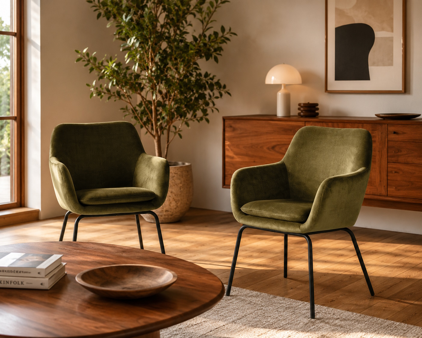 2er Set Esszimmerstuhl Schalenstuhl Velvet Mood