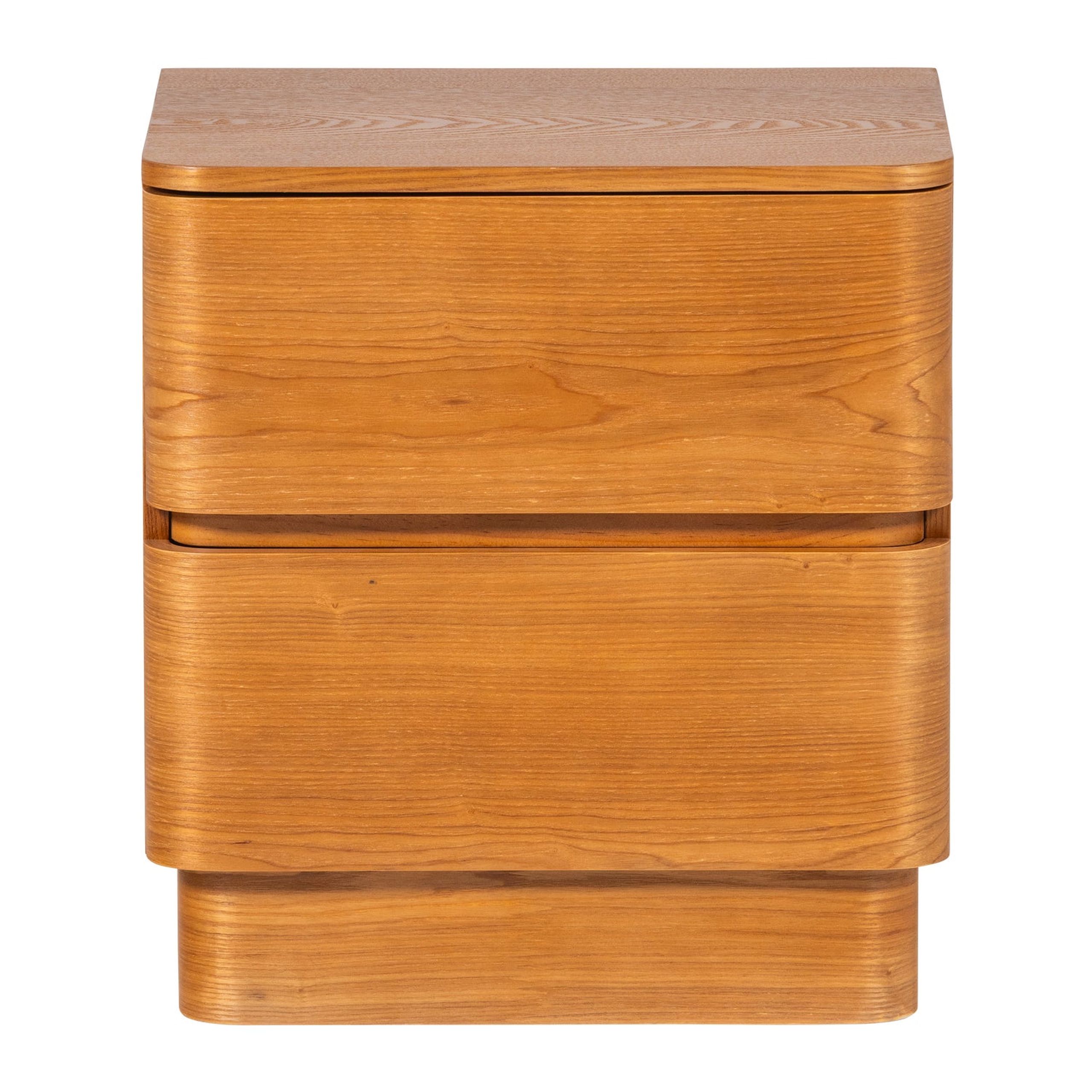 Retro Kommode Fejo zwei abgerundete Schubladen 