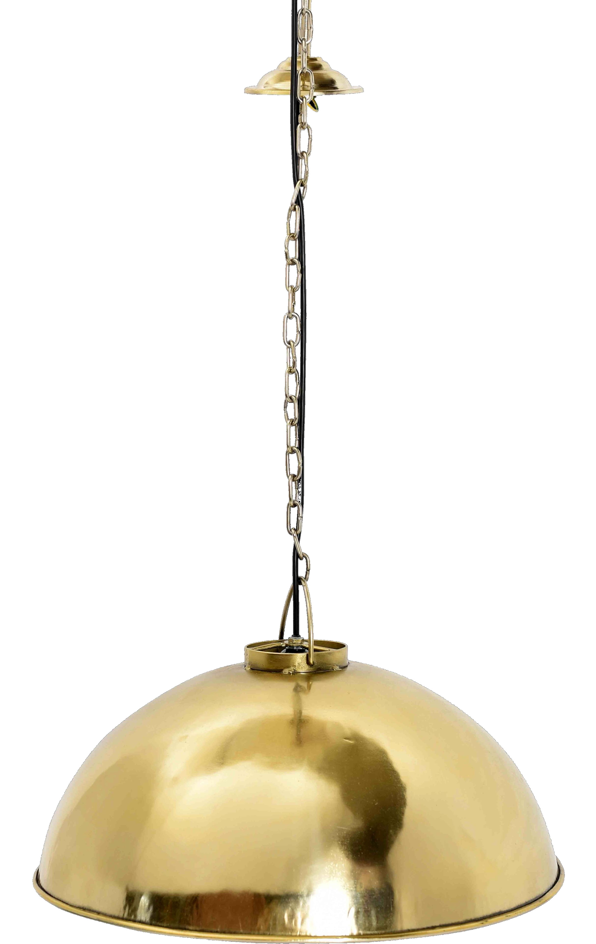 Hängelampe Dome Messing Gold Vintage Industrial  Ø 52 cm
