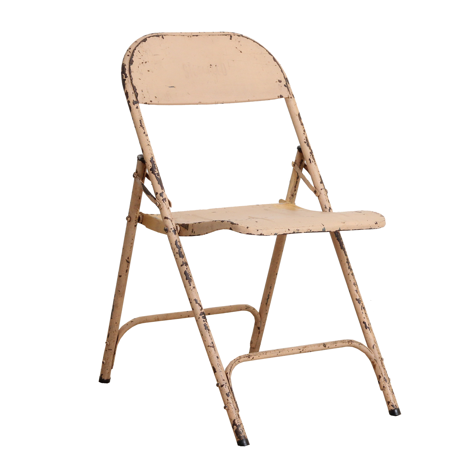 Vintage Klappstuhl Easy Balkonstuhl Esszimmerstuhl Apricot Outdoor